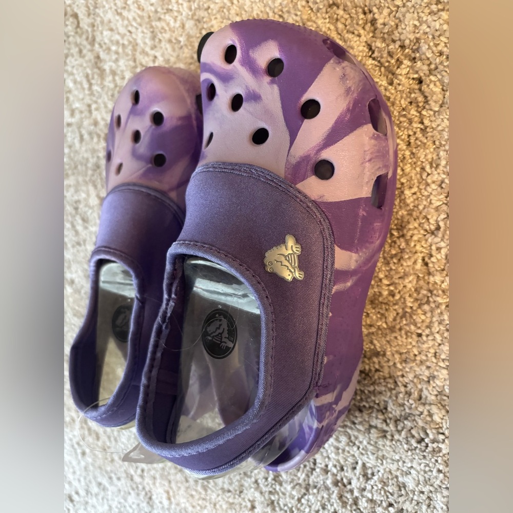 CROCS Kids Purple Water Shoes